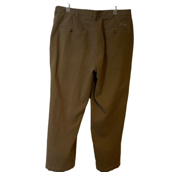 VINTAGE Savane Khaki Pants Relaxed Fit Button Back Pockets Mens 36 x 29 - Picture 6 of 9